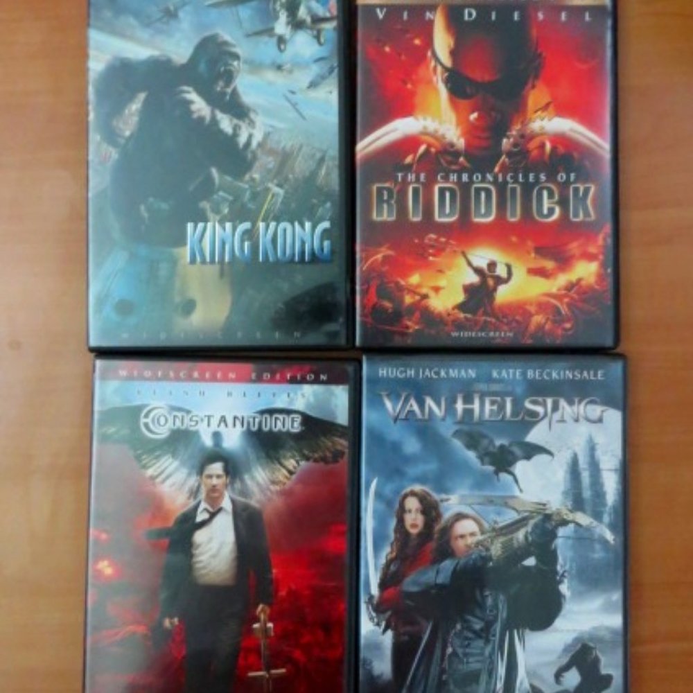 Bundle Of 4 Movie DVD's (Action/Thriller)